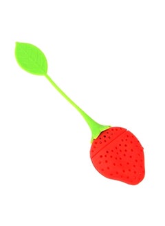 Buy Tea Leaf Strainer Herbal Infuser Red/Green in UAE