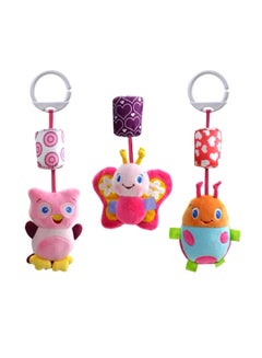 Buy 3-Piece Wind Chimes Rattles Bell Toy For Stroller Set in UAE