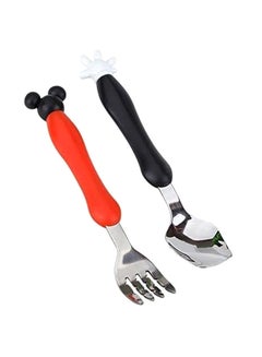 Buy Mickey Mouse Fork And Spoon Set in UAE