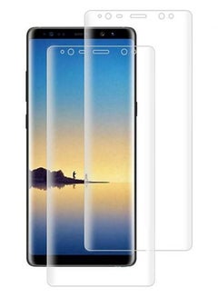Buy 2-Piece Tempered Glass Screen Protector For Samsung Galaxy S9 Plus 6.2-Inch Set Clear in Saudi Arabia