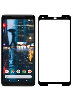 Buy Tempered Glass Screen Protector For Google Pixel 2 XL 6-Inch Black/Clear in UAE