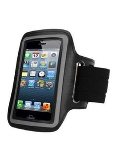 اشتري Armband Case Cover With Key Holder For Apple iPhone 5/5S/ iPod Touch 5th/6th Generation أسود في الامارات