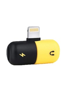 Buy Audio Splitter Cable For Apple Devices Yellow/Black in Saudi Arabia