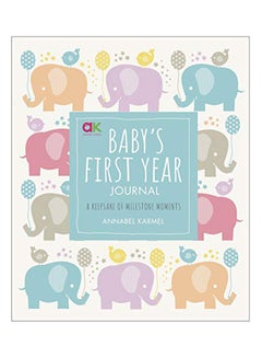 اشتري دفتر ملاحظات يومية مزين بطبعة "Baby'S First Year" في الامارات