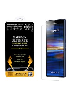 Buy Tempered Glass Screen Protector For Sony Xperia 10 Clear in UAE