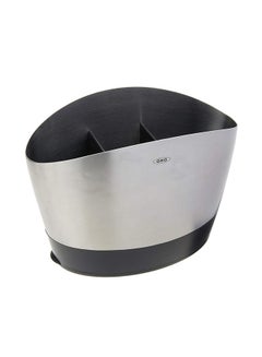 Buy Good Grips Utensil Holder Black/Silver 8.4 x 4.8 x 6.2inch in UAE