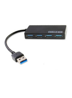 Buy 4 Ports USB Hub Black in UAE