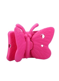 Buy Butterfly Designed Case Cover For Apple iPad 2/3/4 Pink in UAE