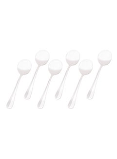 Buy 6-piece Soup Spoons Silver in UAE