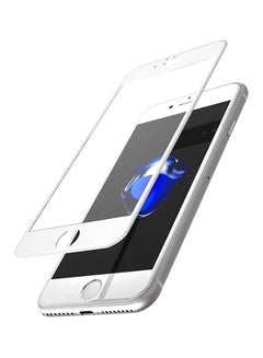 Buy 5D Tempered Glass Screen Protector For Apple iPhone 8 White in Saudi Arabia