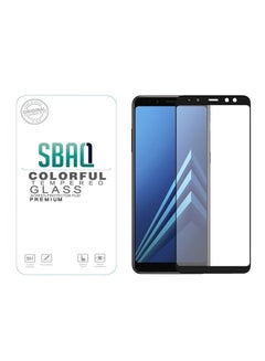 Buy 5D Tempered Glass Screen Protector For Samsung Galaxy A8 Plus 2018 Black in UAE