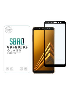 Buy 5D Tempered Glass Screen Protector For Samsung Galaxy A8 2018 Black in UAE