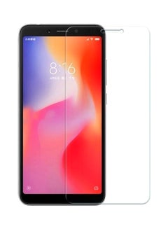 Buy Tempered Glass Screen Protector For Redmi 6A Clear in UAE