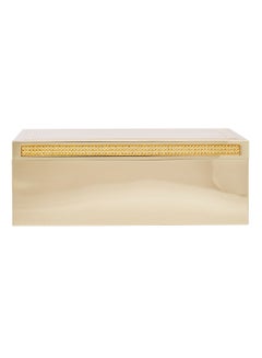 Buy Glitter Gold Cutlery Box Multicolour Standard in UAE