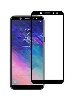 Buy 3D Tempered Glass Screen Protector For Samsung Galaxy A6 Plus (2018) Black in UAE