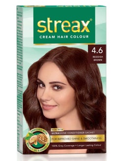 Buy Hair Colour Creme Reddish Brown 4.6 100g in UAE