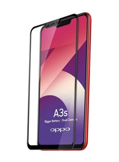 Buy 5D Glass Screen Protector For OPPO A3S Clear in UAE