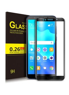 Buy Tempered Glass Screen Protector For Huawei Y5 Prime 2018 Clear in UAE