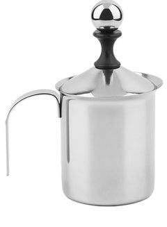 اشتري Milk Frother Double Mesh Foamer Silver 18 x 8 centimeter في السعودية