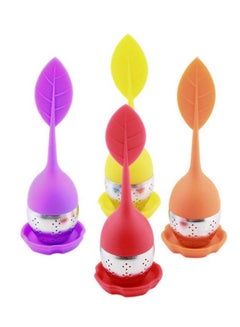 Buy Infuser Loose Tea Leaf Strainer Multicolour 15centimeter in Saudi Arabia