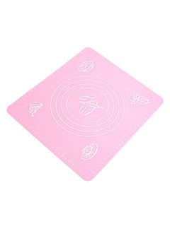 Buy Silicone Fondant Rolling Mat Pink 29x26centimeter in Egypt