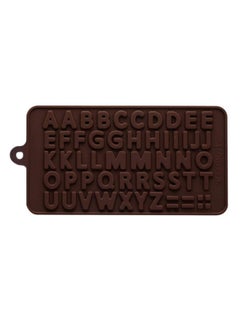 Buy Fondant Cookie Chocolate Mould Brown 21.3x0.5x11.5centimeter in Saudi Arabia