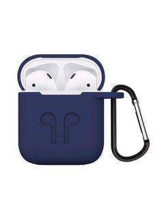 Buy Protective Silicone Case Cover With Carabiner For Apple AirPods in Saudi Arabia