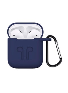 اشتري Protective Silicone Case Cover With Carabiner For Apple AirPods في السعودية