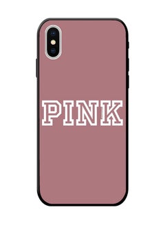 Buy Protective Case Cover For Apple iPhone X Pink in Saudi Arabia
