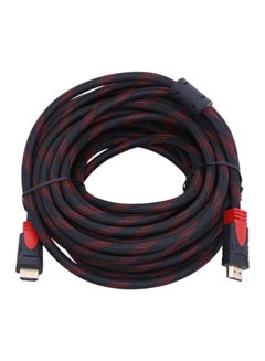 Buy Male To Male HDMI Cable Black/Red in UAE