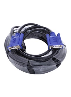 Buy Male To Male VGA Cable Black in UAE