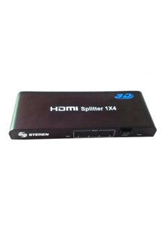 Buy 1X4 HDMI Splitter Black in UAE