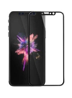 Buy 5D Curved Full Coverage Tempered Glass For Apple iPhone X Clear in Saudi Arabia