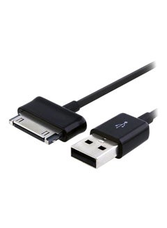 Buy Data Sync Charging Cable For Samsung Galaxy Tab Black in UAE