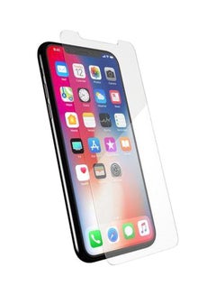 Buy Tempered Glass Screen Protector For Apple iPhone X Clear in Saudi Arabia