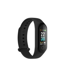 Buy Color Screen Smart Bracelet Ip67 Wristband Heart Rate Monitor Mi Band 3 Black in UAE