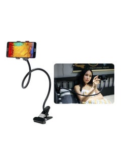 Buy Flexible Phone Mount Holder With Clip Black in UAE