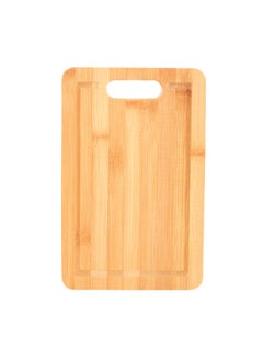 Buy Bamboo Cutting Board Beige 18x28x1.8cm in Saudi Arabia