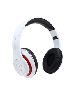 Buy STN-16 Bluetooth Stereo Headphones With Mic White/Black/Red in Saudi Arabia