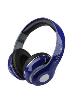 Buy STN-13 Bluetooth Stereo Headphones With Mic Blue/Black in Saudi Arabia