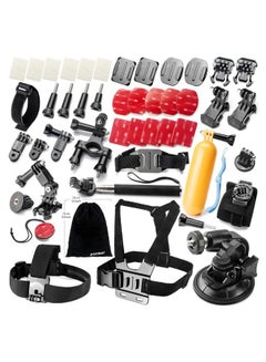 اشتري 39-Piece Combo Accessories Kit For GoPro Hero 4 أسود في السعودية