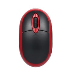 Buy 2.4G Wireless Optical Mouse Black/Red in UAE