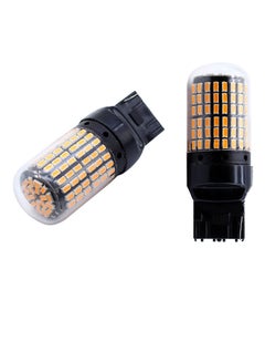 Buy T20 CANBUS 7740 144SMD Y Indicator Light for car exterior parking light in UAE