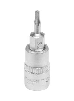 Buy Socket Bit 1/4-Inch Torx T8 L=37mm YT-04301 Silver in UAE