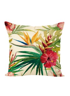 Buy Square Shape Decorative Throw Pillow Multicolour 45 x 45cm in UAE