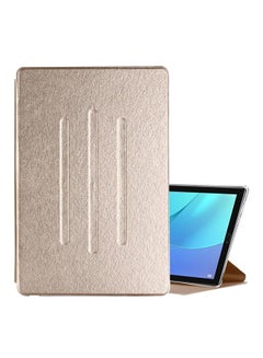 Buy For Huawei Mediapad M5 10 Pro 10.8 Inch Silk Texture Horizontal Flip Pu Leather Case With Holder in Saudi Arabia