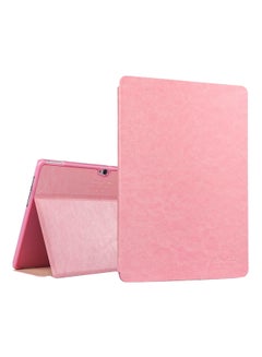 Buy Apple iPad Mini 4 Leather Case Cover Pink in UAE