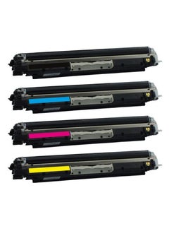 اشتري Set Of 4 Compatible Laser Toner Cartridge Replace Cf350a Cf351a Cf352a Cf353a (130a) ,use for Colorlaserjet Pro Mfp M176n M177fw متعدد الألوان في الامارات