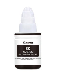 Buy Canon Gi 490 Black Refill Ink For Pixma Ink Tank Printers black in Saudi Arabia