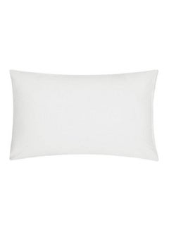 Buy Bed Pillow polyester White 68x43cm in UAE